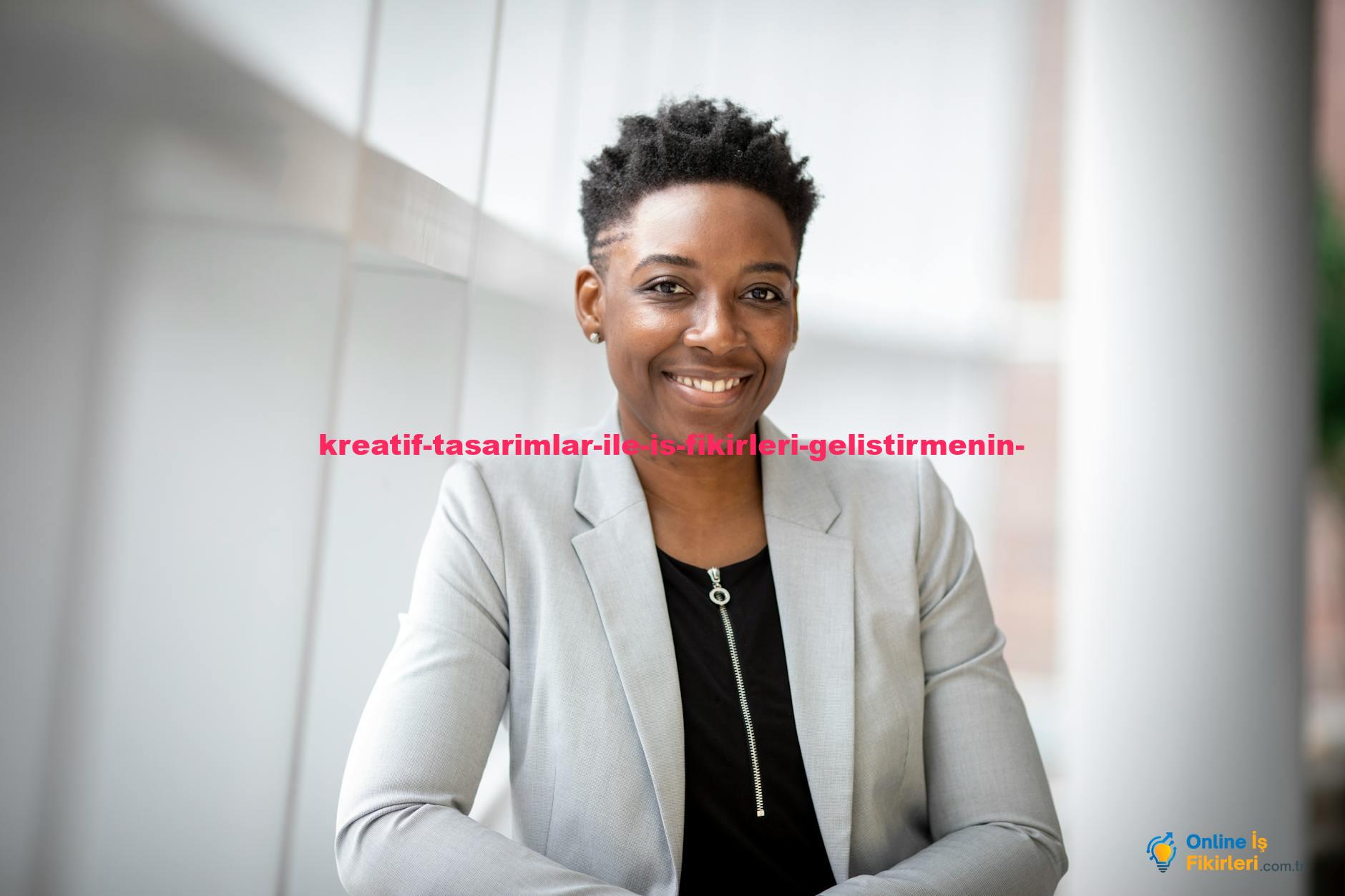 Confident African American businesswoman smiling inside a modern office space.