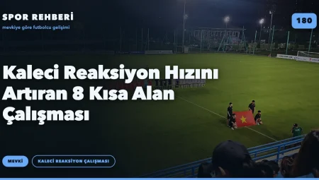 Kaleci Reaksiyon Hızını Artıran 8 Kısa Alan Çalışması